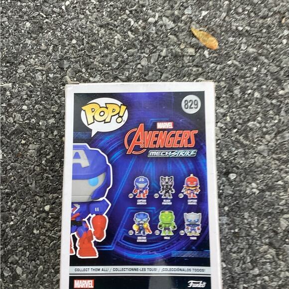 Funko POP Avengers Mech Strike Captain America Glow Special Edition Exclusive - Picture 3 of 4
